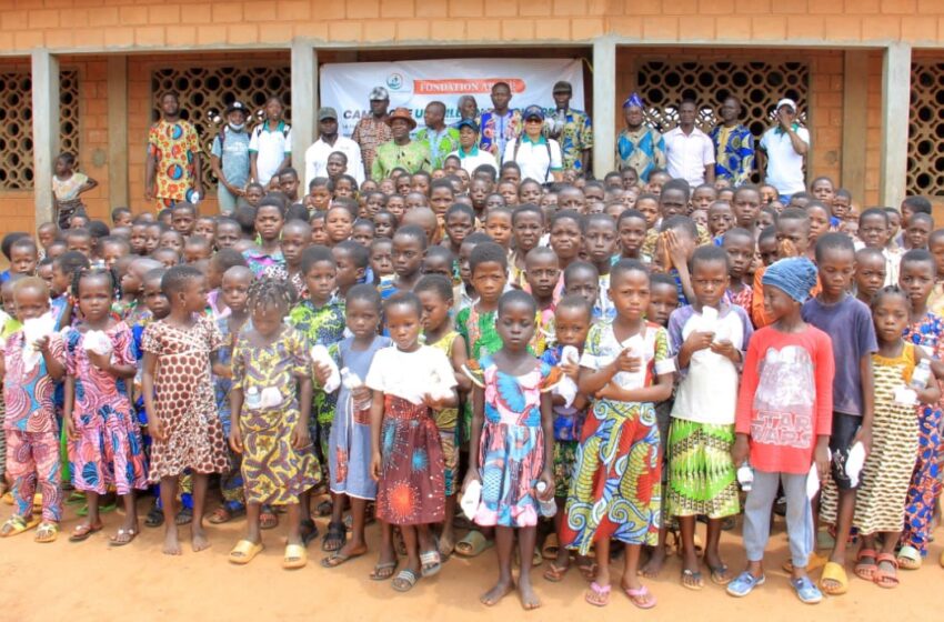  Campagne «Un million d’enfants, un million de sourires » étape de Sègbohouè: La Fondation Abakè sème la joie dans le cœur des écoliers