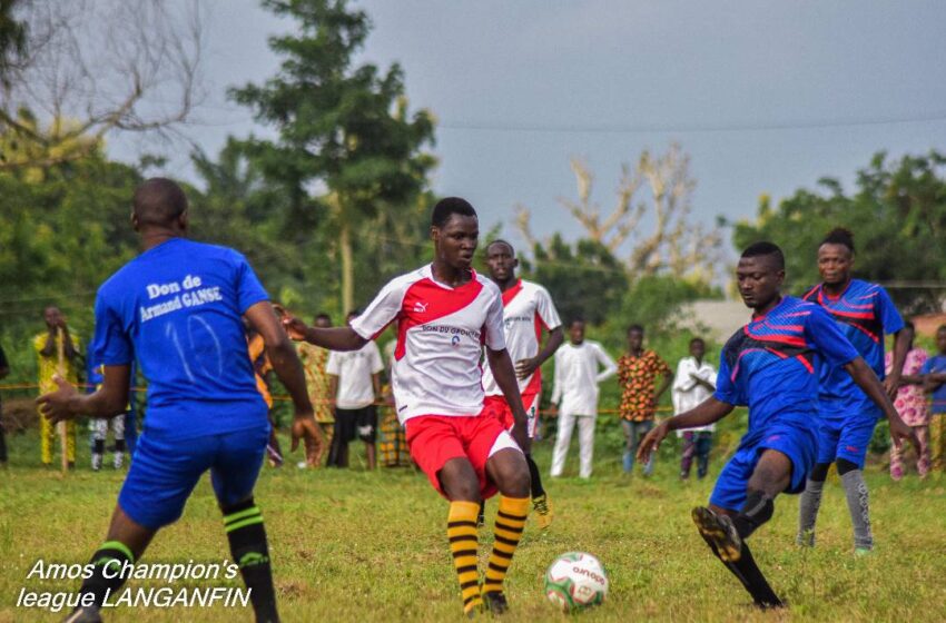  Tournoi départemental Zou de football Amos Champion’s League Langanfin : La sixième édition lancée avec la victoire de Minautores sur Saclo