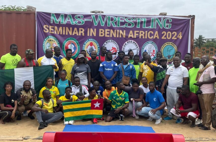  Stage de formation en Mas Wrestling à Cotonou : Wolf Omnisport outille plusieurs jeunes à la discipline