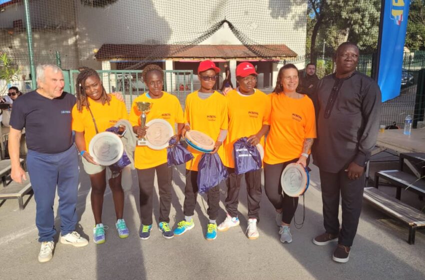  27ème édition du mondial de Tambourin, Pennes Mirabeau 2024, catégorie Série-B : Médaille d’argent pour l’équipe féminine du Bénin