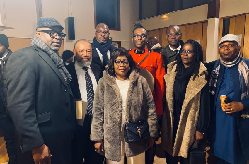  Funeral of General François Kouyami: The Association of Former Handball Players 76/80 in Paris