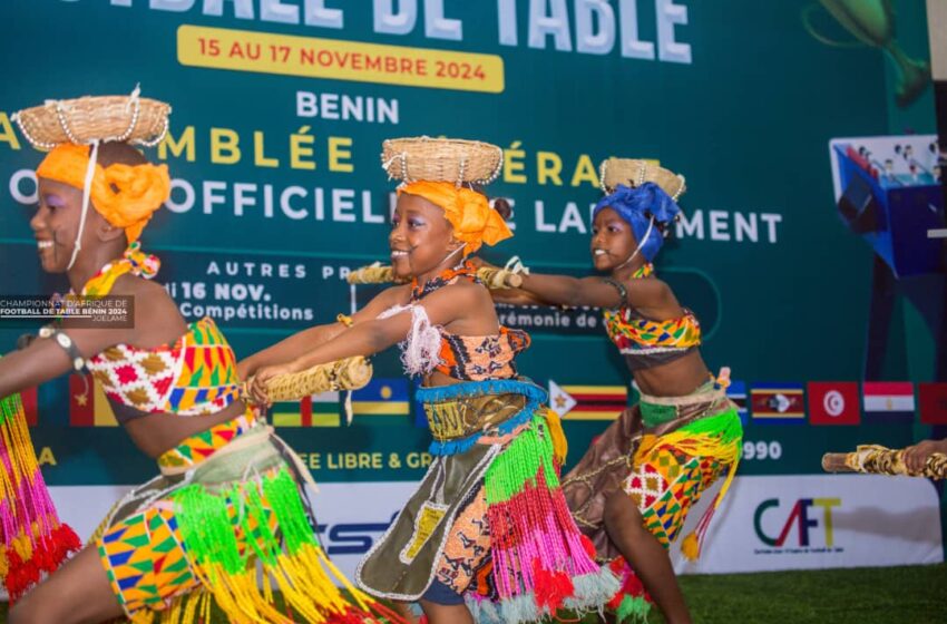  Championnat d’Afrique de Football de Table, Cotonou 2024: Une cérémonie d’ouverture riche en couleurs